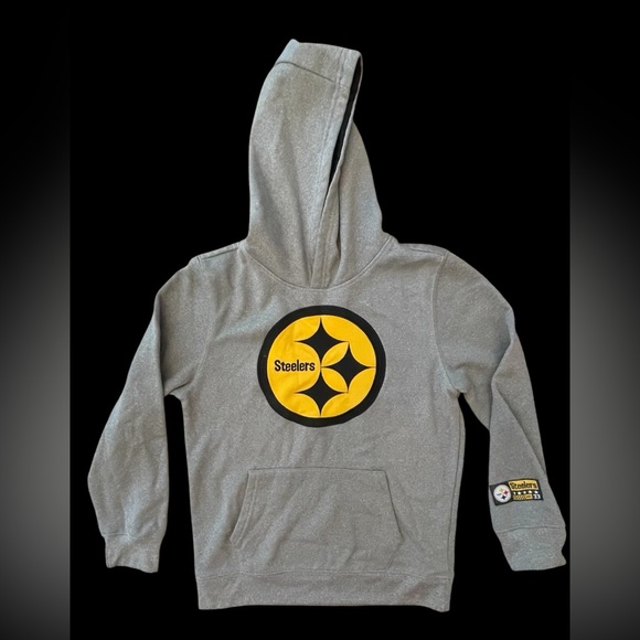 Nfl Apparel Other - Steelers Kids Hoodie - Gray and Yellow